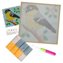 다용도 러그 발매트 DIY스킬자수세트 30 x 30 cm, DS80, 1세트