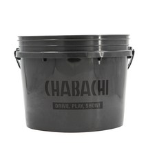 차바치 더퍼스트 디테일링 휠 원형 미니 버킷, 블랙, 7L