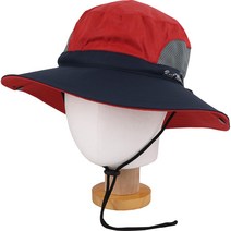 잭케빈 생활방수 등산모자 낚시모자 JK-HBY-09, 레드네이비