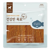굿데이 건강한 육포 슬라이스 강아지 간식 300g, 1개, 연어