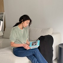 제이스타일 우디렌 벨로아 빅사이즈 티셔츠