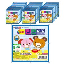 종이나라 500 단면색종이 10p, 30개, 10색