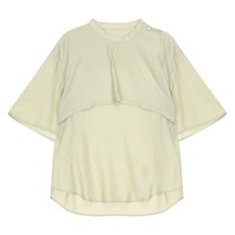 나이스클랍 밴드 네크라인 블라우스