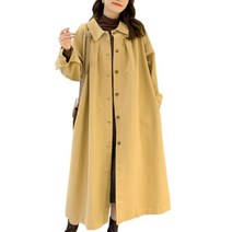 리온 여성용 캐주얼 루즈핏 임부복 임산부 트렌치 코트 JJ969
