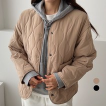 세컨그라운드 여성용 퀼팅 누빔 자켓
