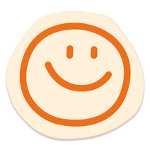 핫티몰 베이지 스마일링 스마트톡, 화이트, 1개