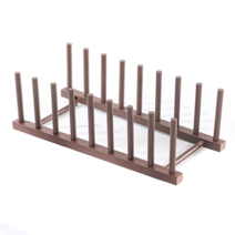 솔브리빙 다용도 8칸 랙 접시정리대 1개, 브라운