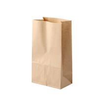 더담다 무지 크라프트 각대 종이봉투 중, 1개입, 600개