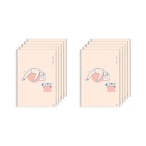 아이비스 슬림 원링 노트 오늘의 스트레칭 11611, 핑크, 10개