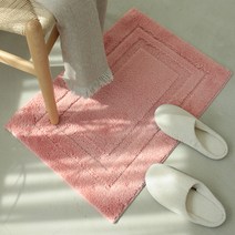 시나앤소모 플레인 극세사 발매트, 핑크