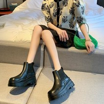 헤스티아 바이웨너 통굽 첼시부츠