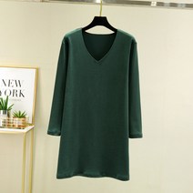 루즈핏 브이넥 임산부 원피스