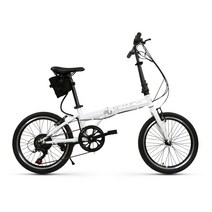 에이유테크 접이식 미니벨로 전기자전거 36V 7.5Ah 50.8cm 스카닉 M20, 스틸, 알파인 화이트