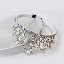 여아용 프라임리본 넘이쁘다 왕관 머리띠