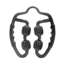 안시스터즈 가정용 지압 마사지 바디롤러, 블랙, 1개