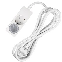 스윗홈 일반형 접지 멀티탭 2구 + 안전커버, 1세트, 2.5m