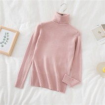 안다로미 여성용 라이프스타일 목폴라 니트