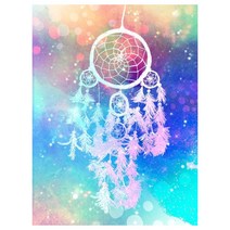 메이리앤 보석십자수 DIY 비즈공예 키트 30 x 40 cm, 0003.드림캐쳐, 1세트