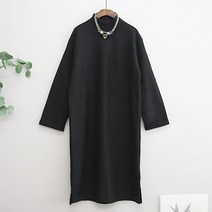 이얀 박시 니트 폴라 임산부 원피스