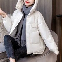 셀레네 여성용 포켓 포인트 패딩 자켓