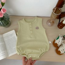 베베니즈 스마일와펜 심플 민소매 바디수트