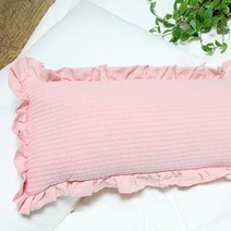 스토리이불 프릴 피그먼트 메밀 베개, 핑크
