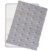 화모베이비 부드러운 모달 커버분리형 아기 매쉬 매트, 별빛꿈