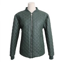 슈가펀 여성용 기미스 퀼팅 레자 누빔 자켓