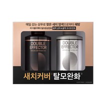 려 더블이펙터 탈모증상완화 블랙 샴푸 110ml + 트리트먼트 110ml 기획세트, 1세트