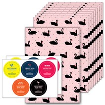 앤캐비넷 선물봉투 10p + 스티커 2p 세트, 블랙스완, 1세트