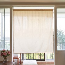 엘레디낫옛 블랭크 광목 작은창 커튼 RM 245001