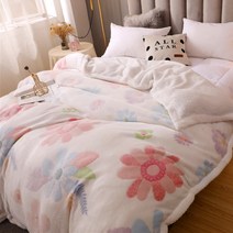 솔리드 극세사 플란넬 이불 담요 타입1