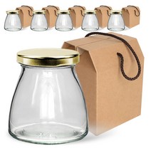 미르코리아 유리병 바이브 자 400ml + 선물상자 세트, 6세트