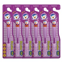 뽀로로 뽀로로와 친구들 유아 칫솔, 패티, 6개