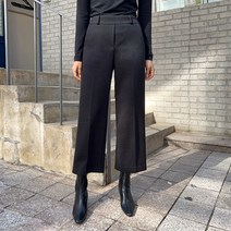 시크폭스 여성용 트윌모직 세미와이드 슬랙스