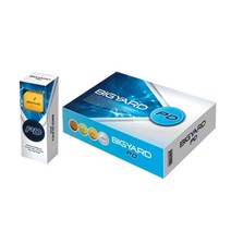 빅야드 PD 골프공 4종 x 3p 세트, 화이트 + 오랜지 + 레드 + 옐로, 1세트