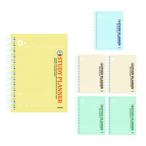 미소로 2500 D DAY 스터디 플래너 2287 4종 + 랜덤발송 2p 세트, 베이지, 옐로우, 민트, 블루