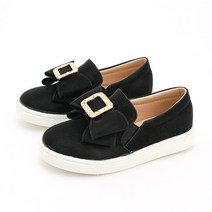 래빗풋 여아용 사각 리본 슬립온 운동화