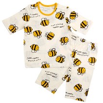 메이키즈 아동용 허니허니비비 7부 슬라브 상하 세트