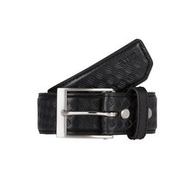 511택티컬 바스켓위브 레더 벨트, 블랙