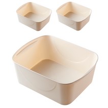 생활의아이콘 속옷 칸칸 보관함 1칸 베이지, 3개