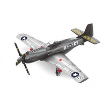 WANGE 레고 호환 블럭 P-51전투기 4006wg, 혼합색상