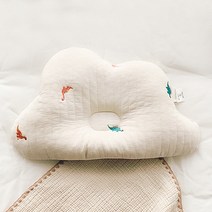 마롤로뜨 돗투돗 유아용 누빔 자수 구름베개, 크앙디노