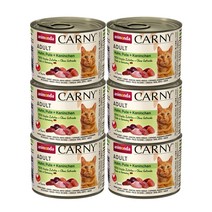 애니몬다 카니 고양이 주식캔 치킨 + 칠면조 + 토끼 6p, 200g, 닭, 6개