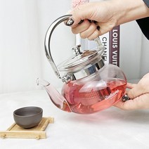 이탈리아노 직화용 내열유리주전자 SJ시리즈 티포트 / 티주전자, 2200ml 18500원