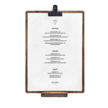 잡철공작소 클립보드 프로젝트 잉글랜드 우드 클립보드 메뉴판 A4 + 받침대 세트, 2세트