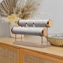 전시다이 팔찌 스탠드 스토리지 주최자 긁힘 방지 독립형 손목 시계 랙 보석 사진 소품용 선물 홀더, 03 Grey Flocking