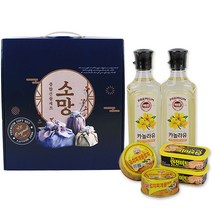 2024명절선물세트 해표소망종합6P(카놀라유2+오뚜기참치2+햄2) 설날선물 햄세트 참치세트, 1세트