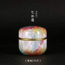 다기 세트 일본식 주방 차 상자 항아리 보관 홀더 50ml Sweetmeats 캔 용품 캐디 틴 용기, 03 04