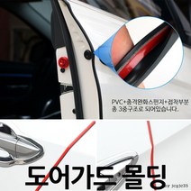 [백상]도어가드 몰딩/문콕방지/자동차몰딩, 투명8미터